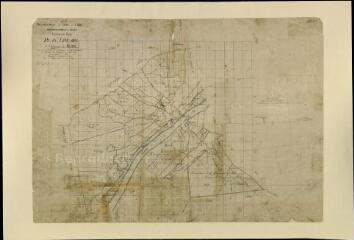 1 vue Blois : plans du cadastre napoléonien. Plan linéaire