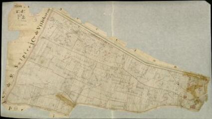 1 vue  - Blois : plans du cadastre napoléonien. Section F2 (ouvre la visionneuse)