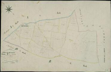 1 vue  - Brévainville : plans du cadastre napoléonien. Section B1 dite de saunay (ouvre la visionneuse)