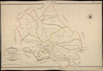1 vue  - Champigny-en-Beauce : plans du cadastre napoléonien. Tableau d\'assemblage (ouvre la visionneuse)