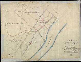 1 vue  - Chaussée-Saint-Victor (La) : plans du cadastre napoléonien. Plan linéaire (ouvre la visionneuse)