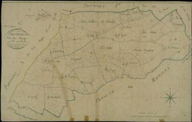 1 vue  - Chauvigny-du-Perche : plans du cadastre napoléonien. Section D dite du Bourg (ouvre la visionneuse)