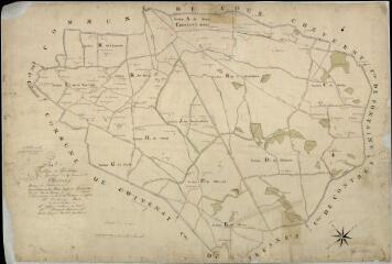1 vue  - Cheverny : plans du cadastre napoléonien. Tableau d\'assemblage (ouvre la visionneuse)
