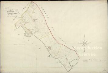 1 vue  - Cheverny : plans du cadastre napoléonien. Section A2 dite du bourg (ouvre la visionneuse)
