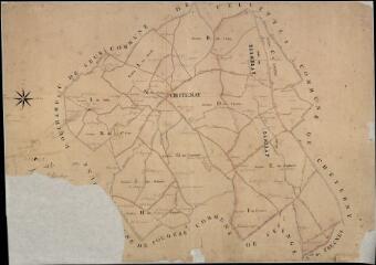 1 vue  - Chitenay : plans du cadastre napoléonien. Tableau d\'assemblage Pour les sections C, D, E et F voir la commune de Cormeray. (ouvre la visionneuse)
