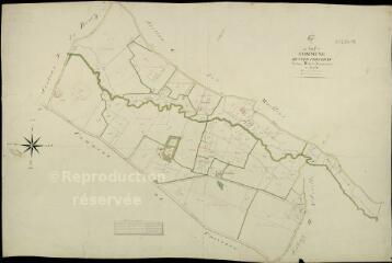 1 vue  - Cour-Cheverny : plans du cadastre napoléonien. Section H1 dite de la vernassière (ouvre la visionneuse)