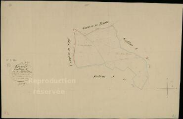 1 vue  - Epuisay : plans du cadastre napoléonien. Section A2 dite de Courtamblay (ouvre la visionneuse)