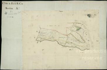 1 vue  - Ferté-Saint-Cyr (La) : plans du cadastre napoléonien. Section A2 dite de la Haute écluse (ouvre la visionneuse)