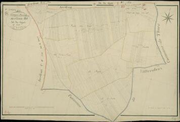 1 vue  - Houssay : plans du cadastre napoléonien. Section B4 dite des Hayes (ouvre la visionneuse)