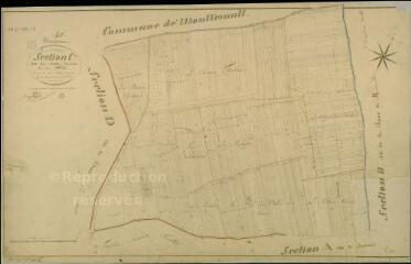 1 vue  - Huisseau-sur-Cosson : plans du cadastre napoléonien. Section C dite des Cottes noires (ouvre la visionneuse)