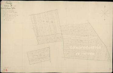 1 vue  - Lunay : plans du cadastre napoléonien. Section J1 (2) dite de la basse vallée (ouvre la visionneuse)