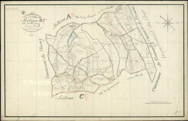 1 vue  - Maray : plans du cadastre napoléonien. Section E dite du Bourg (ancienne section B de Doulçay) (ouvre la visionneuse)
