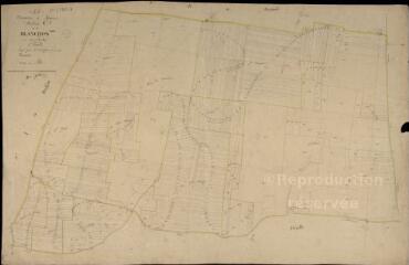 1 vue  - Maves : plans du cadastre napoléonien. Section C1 dite de la blanchonnière (ouvre la visionneuse)