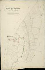1 vue  - Mazangé : plans du cadastre napoléonien. Section R dite du bourg (ouvre la visionneuse)
