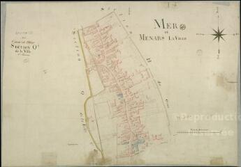 1 vue  - Mer : plans du cadastre napoléonien. Section Q1 dite de la ville (ouvre la visionneuse)
