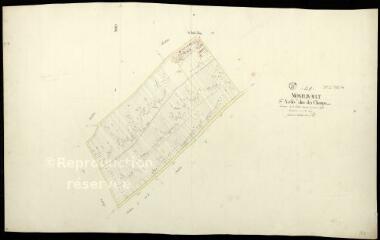 1 vue  - Montlivault : plans du cadastre napoléonien. Section A5 dite des champs-trouba (ouvre la visionneuse)