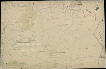 1 vue  - Nouan-le-Fuselier : plans du cadastre napoléonien. Section C1 dite du Bourg (ouvre la visionneuse)