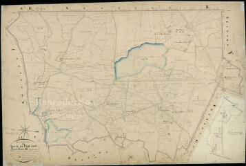 1 vue  - Nouan-le-Fuselier : plans du cadastre napoléonien. Section H dite du grand étang de Vallois (ouvre la visionneuse)