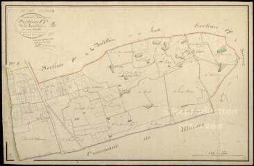 1 vue  - Nouan-sur-Loire : plans du cadastre napoléonien. Section G dite de la proutière (ouvre la visionneuse)