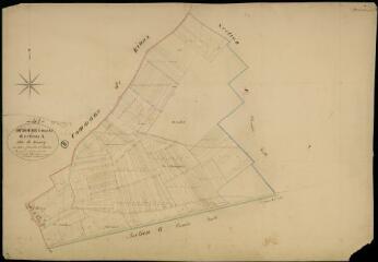 1 vue  - Ouzouer-le-Marché : plans du cadastre napoléonien. Section A1 dite du bourg (ouvre la visionneuse)