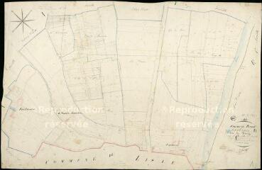 1 vue  - Pezou : plans du cadastre napoléonien. Section A3 dite du bourg (ouvre la visionneuse)