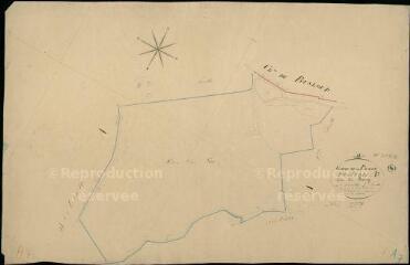 1 vue  - Pezou : plans du cadastre napoléonien. Section A7 dite du bourg (ouvre la visionneuse)