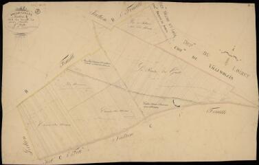 1 vue  - Prénouvellon : plans du cadastre napoléonien. Section B4 dite du gault (ouvre la visionneuse)