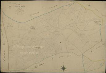 1 vue  - Prunay-Cassereau : plans du cadastre napoléonien. Section A3 dite de la forêt (ouvre la visionneuse)