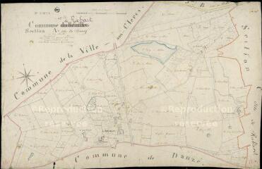 1 vue  - Rahart : plans du cadastre napoléonien. Section A dite du bourg (ouvre la visionneuse)