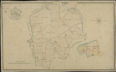 1 vue  - Romilly-du-Perche : plans du cadastre napoléonien. Section A2 dite du bourg (ouvre la visionneuse)