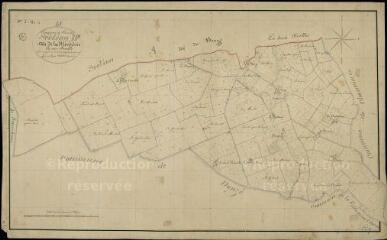 1 vue  - Romilly-du-Perche : plans du cadastre napoléonien. Section B dite de la mégéserie (ouvre la visionneuse)