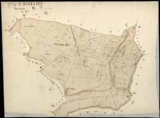 1 vue  - Saint-Bohaire : plans du cadastre napoléonien. Section B1 (ouvre la visionneuse)