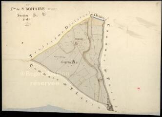 1 vue  - Saint-Bohaire : plans du cadastre napoléonien. Section B2 (ouvre la visionneuse)