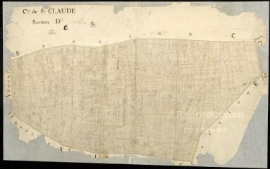 1 vue  - Saint-Claude-de-Diray : plans du cadastre napoléonien. Section D (ouvre la visionneuse)