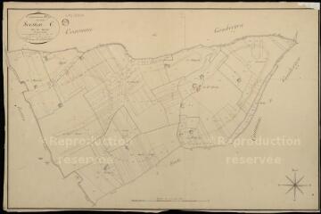1 vue  - Saint-Cyr-du-Gault : plans du cadastre napoléonien. Section C1 dite des bordes (ouvre la visionneuse)