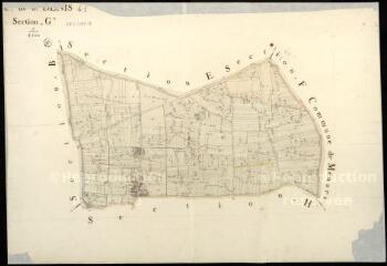 1 vue  - Saint-Denis-sur-Loire : plans du cadastre napoléonien. Section G (ouvre la visionneuse)