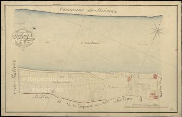 1 vue  - Saint-Dyé-sur-Loire : plans du cadastre napoléonien. Section A1 dite du basbourg (ouvre la visionneuse)
