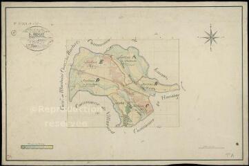 1 vue  - Saint-Rimay : plans du cadastre napoléonien. Tableau d\'assemblage (ouvre la visionneuse)
