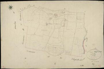 1 vue  - Savigny : plans du cadastre napoléonien. Section E6 dite de la villée (ouvre la visionneuse)