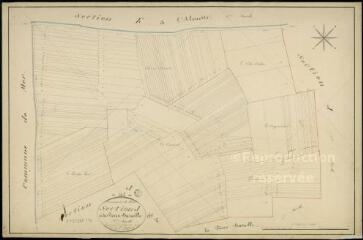 1 vue  - Séris : plans du cadastre napoléonien. Section J2 dite de la pierre bataille (ouvre la visionneuse)