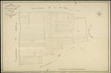 1 vue  - Séris : plans du cadastre napoléonien. Section K2 dite de l\'alouette (ouvre la visionneuse)