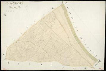 1 vue  - Thoré-la-Rochette : plans du cadastre napoléonien. Section H (ouvre la visionneuse)