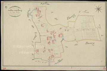 1 vue  - Tourailles : plans du cadastre napoléonien. Section A1 dite du bourg (ouvre la visionneuse)