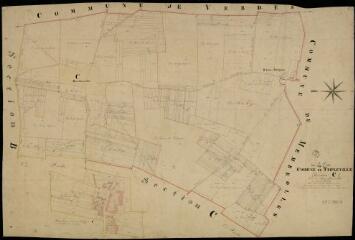 1 vue  - Tripleville : plans du cadastre napoléonien. Section C1 dite de Manthierville (ouvre la visionneuse)