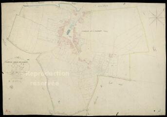 1 vue  - Ville-aux-Clercs (La) : plans du cadastre napoléonien. Section A3 dite du bourg (ouvre la visionneuse)