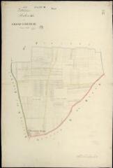 1 vue  - Villerbon : plans du cadastre napoléonien. Section B2 dite du grand cimetière (ouvre la visionneuse)