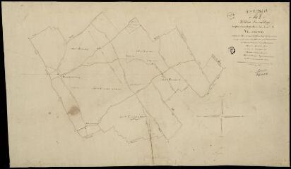 1 vue  - Villexanton : plans du cadastre napoléonien. Tableau d\'assemblage (ouvre la visionneuse)
