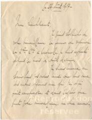 2 vues  - Lettre d\'André Laroy, soldat servant sous les ordres d\'Albert Després, datée du 2 août 1917 (ouvre la visionneuse)