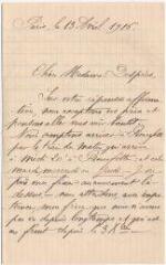 3 vues  - Lettre de Marie Nicolle Gaillard datée du 13 avril 1916 (ouvre la visionneuse)
