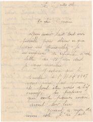 3 vues  - Lettre de son cousin Robert Auger datée du 7 juillet 1918 (ouvre la visionneuse)